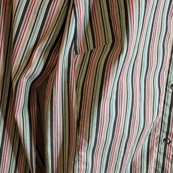 Lafayette 148 New York SZ 4 Striped Button Down Shirt - Multicolor - Picture 8 of 8